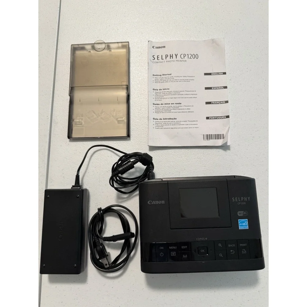 Canon SELPHY CP1200 Wireless Photo Printer Ink & Paper - FOR PARTS ONLY‎
